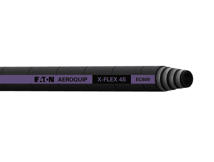 EC600-20 Eaton Aeroquip X-FLEX Six Spiral Wire High Pressure Hose with DURA-TUFF Cover - 6S