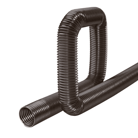 EDB-200X20 Kuriyama Tiger-Duct® Extendo-Duct® Air Ducting Hose - Brown - ID: 2" - OD: 2.26" - 20ft