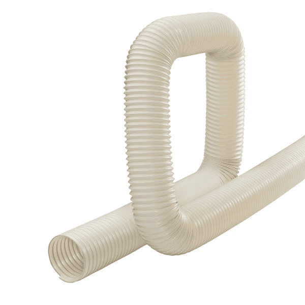 EDW-300X20 Kuriyama Tiger-Duct® Extendo-Duct® Air Ducting Hose - White - ID: 3" - OD: 3.17" - 20ft