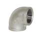 EL90400SS Dixon 150# 316 Stainless Steel NPT Threaded 90 deg. Threaded Elbow - 4" Female NPT