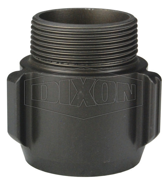 MS16168T Dixon Aluminum Expansion Ring Coupling for Single Jacket Fire Hose - Rocker Lug - Male Coupling - 1-1/2" MNPT Thread - 1-11/16" Bowl