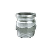 F4030A by Jason Industrial | Reducing Cam and Groove | Part F | 4" Male Adapter x 3" Male NPT | Aluminum