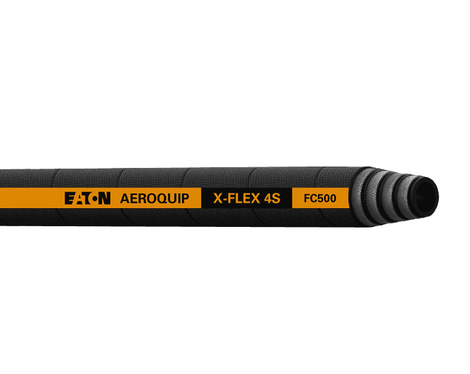 FC500-12 Eaton Aeroquip X-FLEX High Pressure Four Spiral Wire Hose SAE 100R13 - 4S