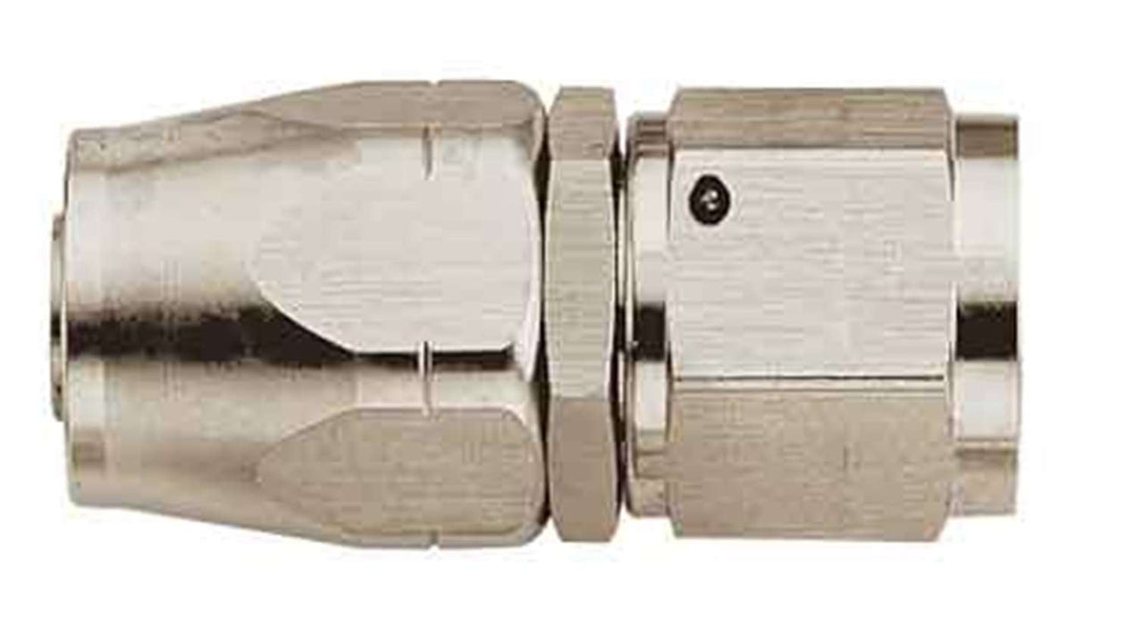 FBE1015 (FCE1015) Eaton Aeroquip® -12 Reusable S.A.E. 37° (JIC/AN) Swivel Straight Fitting - Aluminum Nickel-Plated