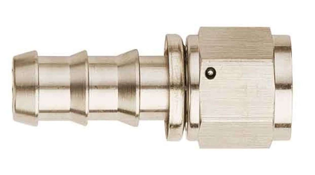 FBE1512 (FCE1512) Eaton Aeroquip® -06 SOCKETLESS™ S.A.E. 37° (JIC/AN) Straight Fitting - Nickel-Plated Aluminum