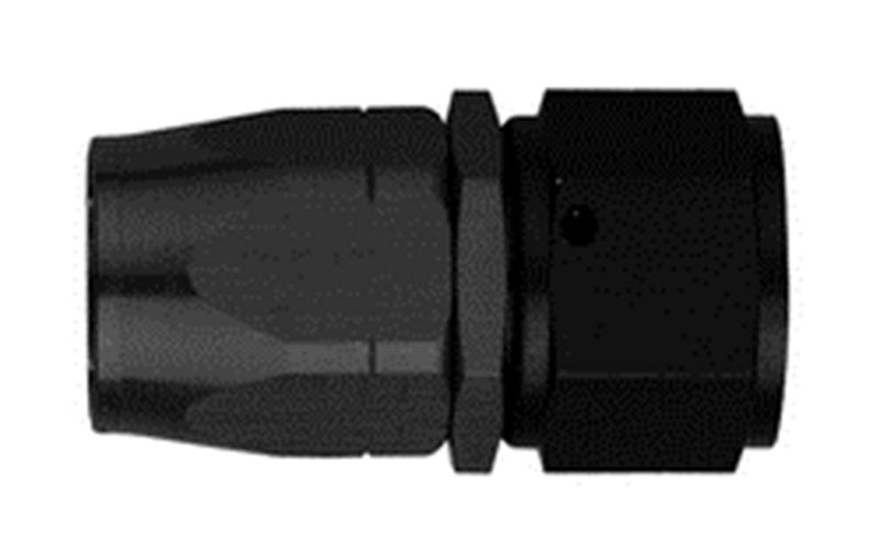 FBM4413 (FCM4413) Eaton Aeroquip® -08 Reusable S.A.E. 37° (JIC/AN) Swivel Straight Fitting - Black Anodized Aluminum