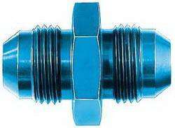 FBM2050 (FCM2050) Eaton Aeroquip® -03 Male AN x -03 Male AN Flare Union Straight Adapter - Blue Anodized Aluminum