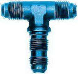 FBM2091 (FCM2091) Eaton Aeroquip® -04 Male AN x -04 Male AN x -04 Male AN Bulkhead Tee Adapter - Blue Anodized Aluminum