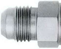 FBM2874 (FCM2874) Eaton Aeroquip® -08 Male AN x 1/2" Female NPT Straight Adapter (Flare to Braze) - Unplated Steel