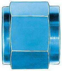 FBM3675 (FCM3675) Eaton Aeroquip® -06 Female AN Tube Nut - Blue Anodized Aluminum (Pack of 2)