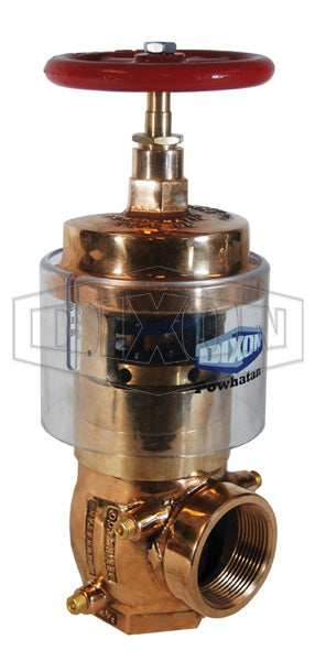 FAPRAVF250 Dixon Cast Brass Field Adjustable Pressure Reducing Angle Valve - 2-1/2" Female NPT Inlet x 2-1/2" Female NPT Outlet