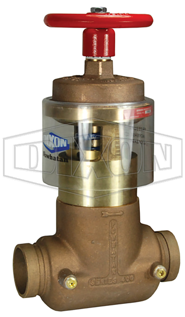 FAPRVG250 Dixon Cast Brass Field Adjustable Pressure Reducing Straight Valve - 2-1/2" Grooved Inlet x 2-1/2" Grooved Outlet