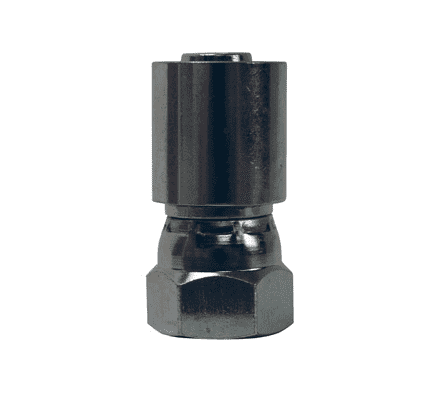 FJC-T06 Dixon 3/8" Carbon Steel True ID Fitting - Female JIC Swivel