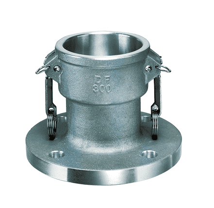 FL-AL-D200 by Kuriyama | Quick-Acting Special Application Coupling | Part D | 2" Coupler x 150# ASA Flange | Aluminum