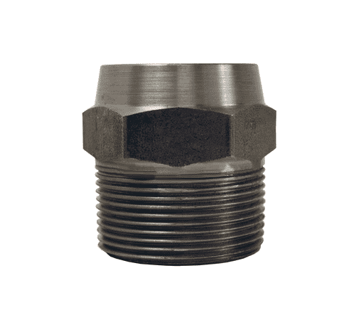 FM2000 Dixon 2" Carbon Steel Hex Nipple for Welding to Metal Hose