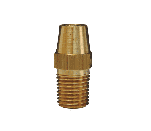 FMB750 Dixon 3/4" Machined Brass Hex Nipple for Welding to Metal Hose