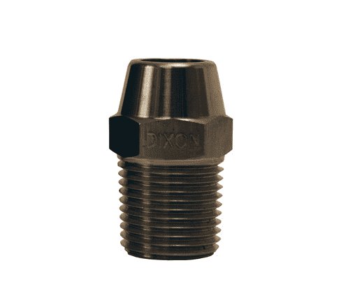 FMR750 Dixon 3/4" 316 Stainless Steel Hex Nipple for Welding to Metal Hose