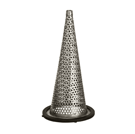 FNS300 by Kuriyama | Funnel Strainer with Buna Gasket | 3" | 6.30" Length | 0.158" Hole Size | 304 Stainless Steel