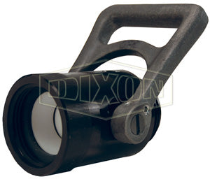 FBSO150S Dixon Anodized Aluminum Forestry Grade Ball Shut-Off Nozzle - 1-1/2" Female NPSH - 1" Waterway