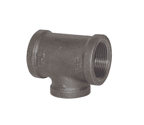 FRT2015 Dixon 150# Iron NPT Threaded Female Reducing Tee - 2" Female NPT x 1-1/2" Female NPT