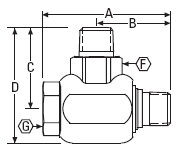 FS65006-0404-01 (1/4" Swivel)