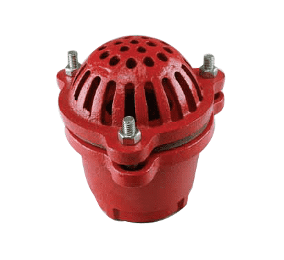 FV150 by Jason Industrial | Foot Valve | For Water Suction Hose | 1-1/2" | Female NPS | Red