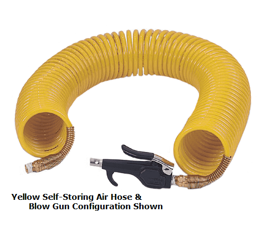 Self coiling air online hose