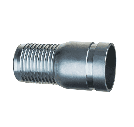 GEN250 by Kuriyama | Hose Nipple | 2-1/2" Hose Shank x 2-1/2" Grooved End | 75 PSI | Zinc Plated Steel