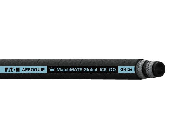 GH120-6 Eaton Aeroquip MATCHMATE ICE Double Wire Braid Hose with DURA-TUFF Cover (GH120-06)