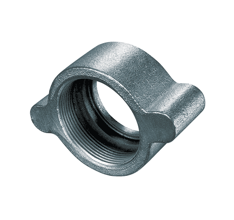 GJN-400 by Kuriyama | Ground Joint Coupling Wing Nut (NPS Threads) | 4" | Zinc Plate