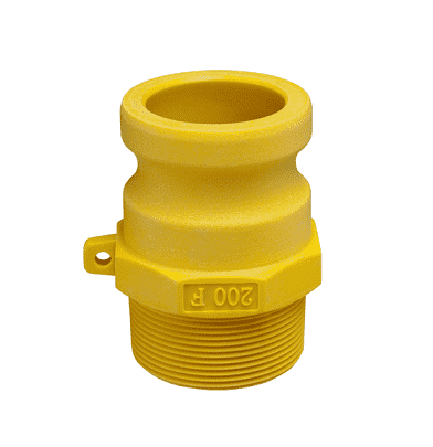 GRF200 by Kuriyama | Quick-Acting Coupling | Part F | 2" Male Adapter x 2" Male NPT | Nylon