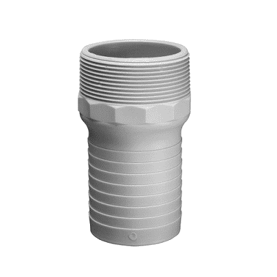 GRN125 by Kuriyama | Hose Nipple | 1-1/4" Male NPT x 1-1/4" Hose Shank | 150 PSI | Nylon Glass Reinforced