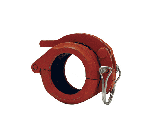H325BU Dixon Ductile Iron Quick Release Coupling with Buna-N Gasket - Series Q - 2-1/2" Nominal Size - 2.875" Pipe OD