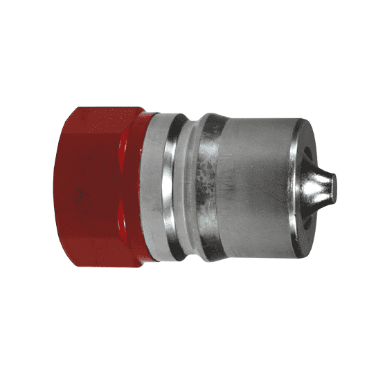 H8F8-BOP Dixon Steel H-BOP Series Quick Disconnect 1" Blowout Prevention Safety Hydraulic Nipple - 1"-11-1/2 Female NPTF