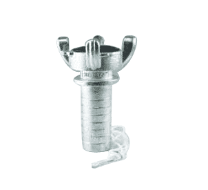 HE125 by Jason Industrial | Universal Air Coupling | 4 Lug | 1-1/4" Hose End | Iron