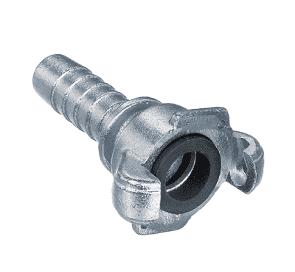 HE-38 by Kuriyama | 2 Lug Universal Air Hose Coupling | 3/8" | 150 PSI | Zinc Plated Steel