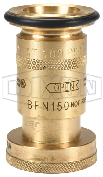 Brass 1 1/2 Full Bupmper Fire Nozzle (NPSH)