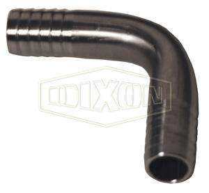 177-0303SS Dixon Valve 304 Stainless Steel Hose Barb 90 Deg. Elbow Splicer - Forged - 3/16" Hose ID