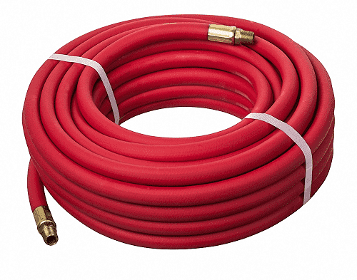 HS1134-04X50 Kuri-Tec by Kuriyama | POLYAIR HS1134 Series | Multi-Purpose Air Hose Assembly | Red | 1/4" ID | .500" OD | 50ft Length