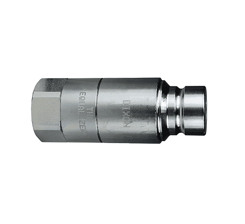 HTE6BF8 Dixon Steel HTE-Series Quick Disconnect 3/4" ISO 16028 Connect Under Pressure Flush Face Hydraulic Nipple - 1"-11 Female BSPP