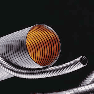 HTS4200-600X25 Hose-Tec by Kuriyama | HT4000 Series | Rough Bore (Unlined) "Multi-Flex" Interlocked Metal Hose | Medium Weight | ID: 6" | 300 Stainless Steel | 25ft Length