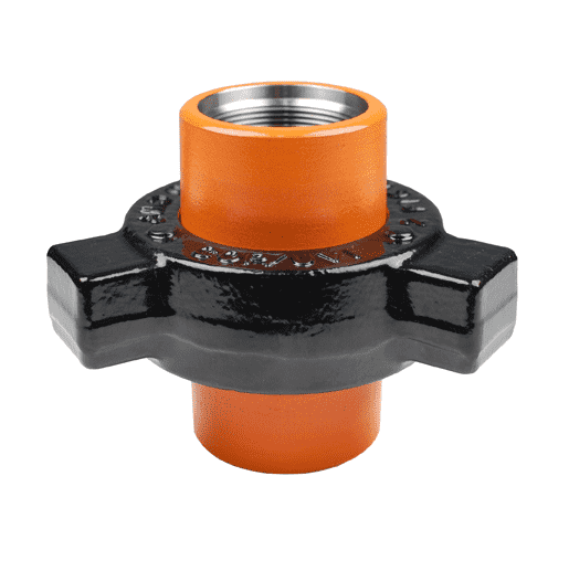 HUT400-4 by Kuriyama | Figure 400 | Threaded Hammer Union | 4000 PSI | CWP | 4" Female NPT x 4" Female NPT | Buna-N