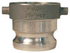 AHA1515ADP Dixon Aluminum Cam and Groove Hydrant Adapter - Pin Lug - 1-1/2" Female NST(NH) x 1-1/2" Male Adapter