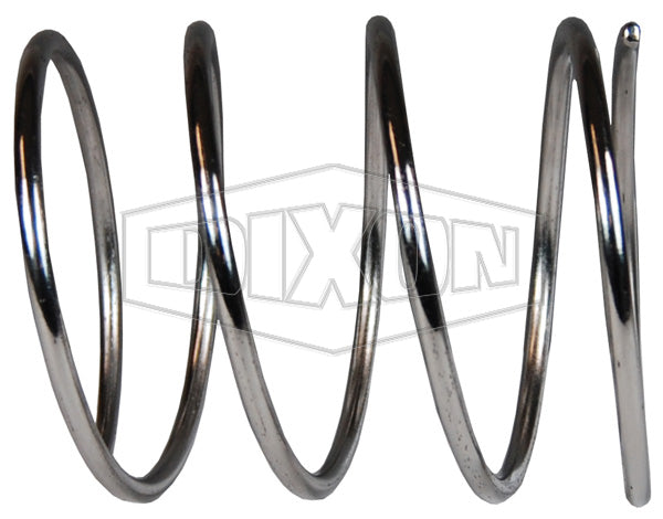 BS-02-R250-300 Dixon Valve 2-1/2" - 3" Strainer Spring for In-Line Filter/Strainer - Short / Long - 316L Stainless Steel