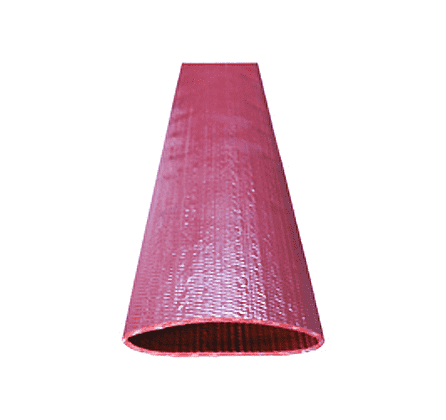 IS300X300 by Kuriyama | Layflat Ironsides Heavy Duty Water Discharge Hose | Brick Red | Size: 3" | 3.09" ID | 150 PSI | PVC | 300ft Length