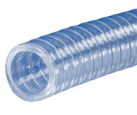 K7160-12X100 Kuri-Tec by Kuriyama | Polyspring K7160 Series | Standard Wall PVC | 100ft Length Food & Beverage Vacuum/Transfer Hose | 3/4" ID | 1.031" OD | PVC | 100ft Length