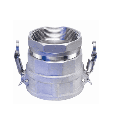 KAS-C401 by Kuriyama | Quick-Acting Swivel Coupling | Type D | 4" Aluminum Female Coupler x 4" 304 Stainless Steel Female NPT Swivel