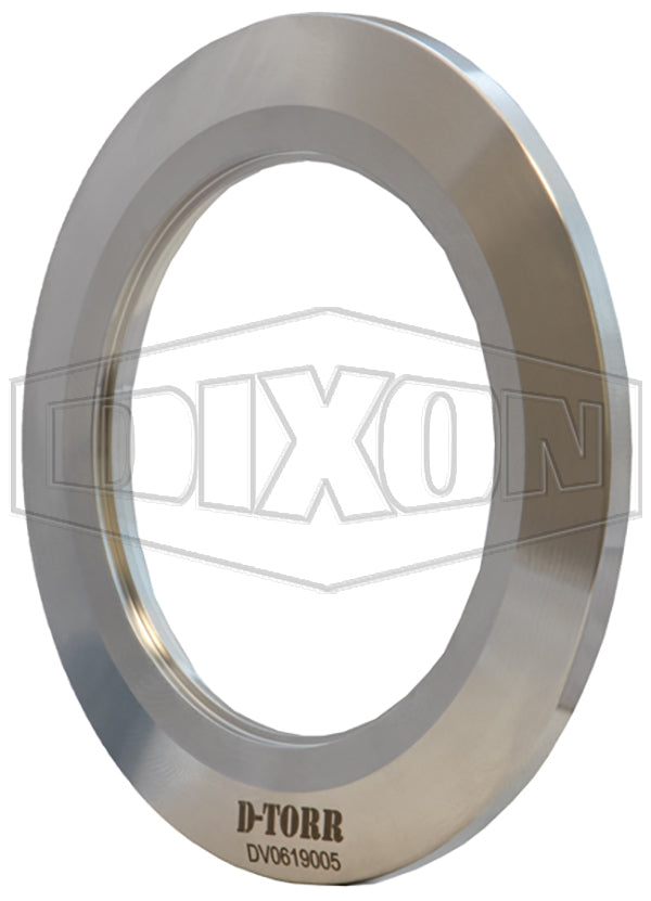 DVF-A50RA Dixon Valve KF Bored Ferrule (Flange) for D-TORR Vacuum Fitting - Flange Size: KF50 - 316L Stainless Steel