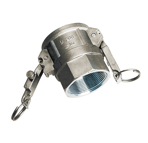 KLOC-SS-D300 by Kuriyama | Quick-Acting Coupling K-Loc™ Auto Lock | Part D | 3" Female Coupler x 3" Female NPT | 316 Stainless Steel