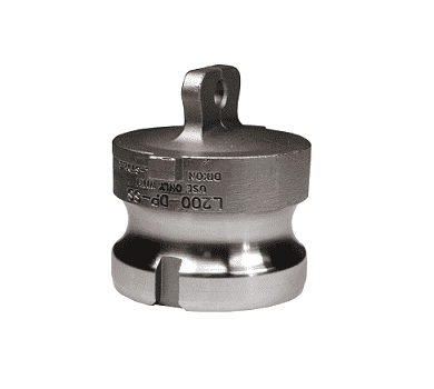 L150-DP-SS Dixon 1-1/2" 316 Stainless Steel Vent-Lock Type DP Cam and Groove Coupling - Dust Plug